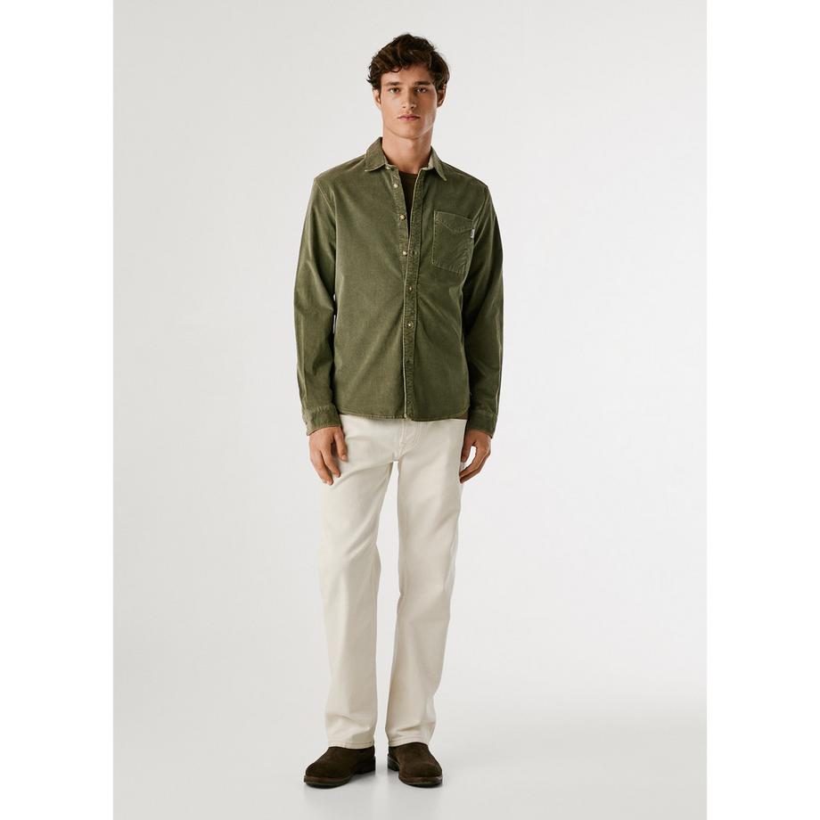 Pepe Jeans London Camicia in velluto a coste Regular Fit  