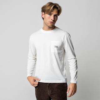 Pepe Jeans London Langarm T-Shirt mit Brusttasche  