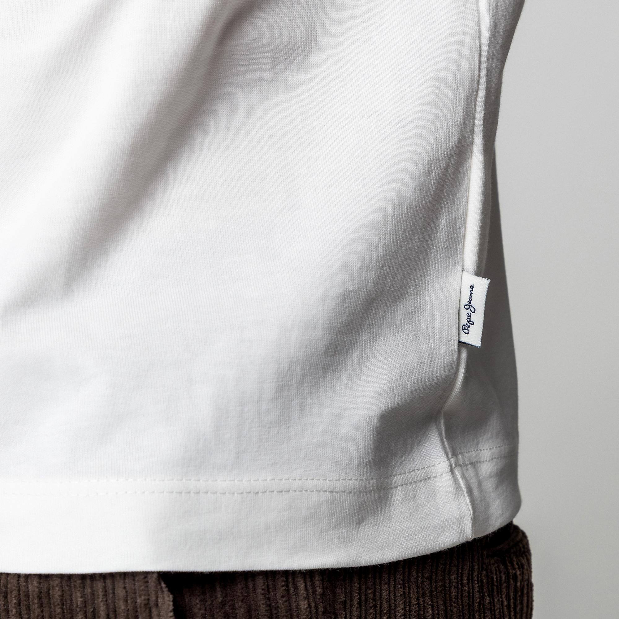 Pepe Jeans London Langarm T-Shirt mit Brusttasche  