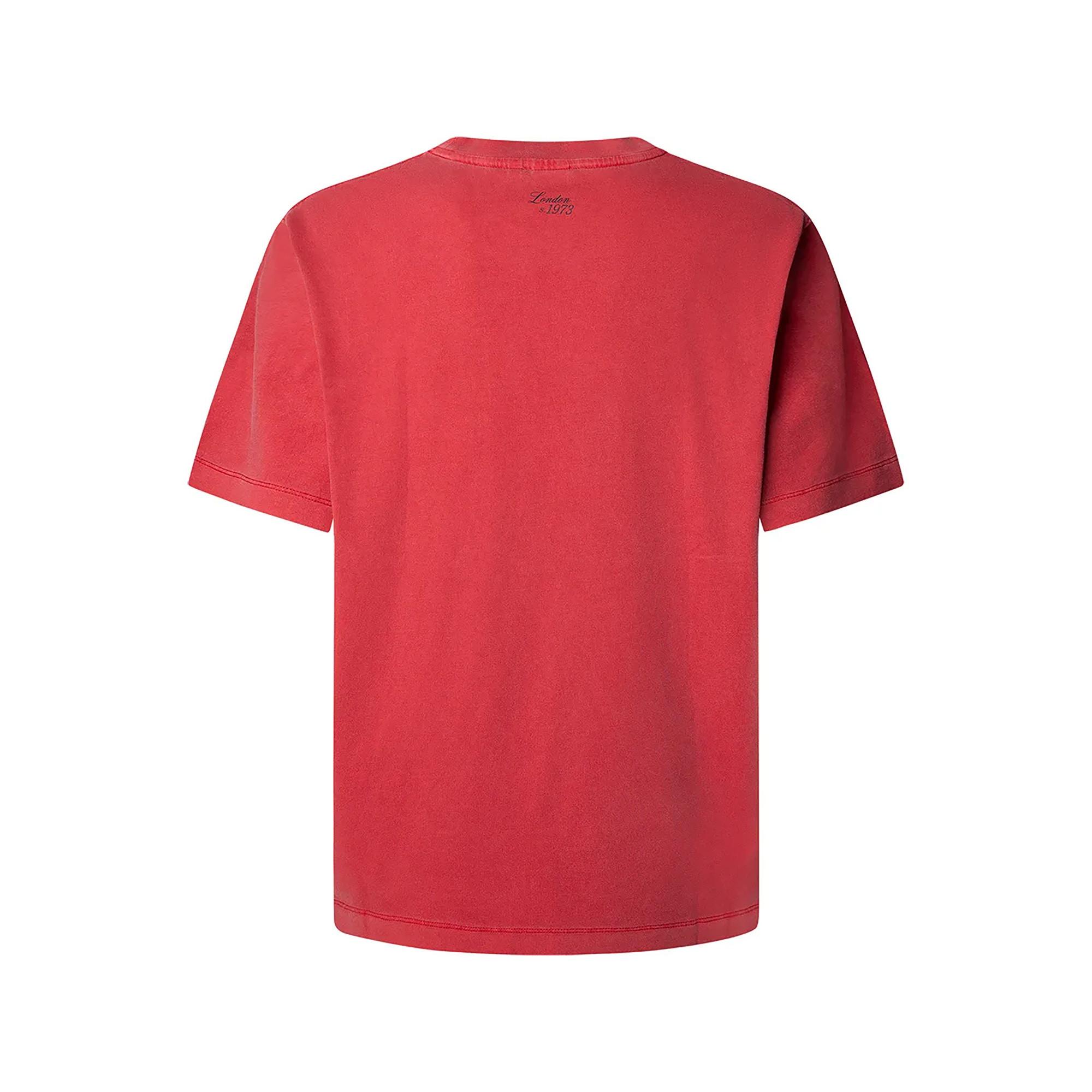 Pepe Jeans London T-shirt Oversize Girocollo con Taschino sul Petto  