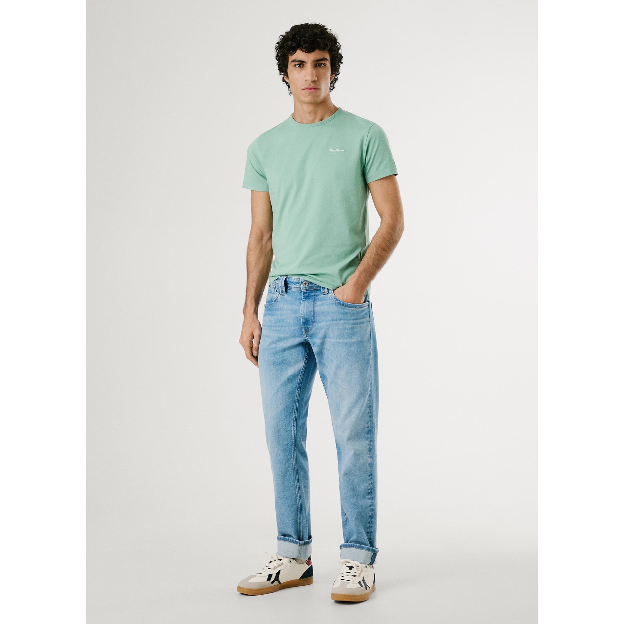 Pepe Jeans London Slim Fit T-Shirt mit Logodruck  