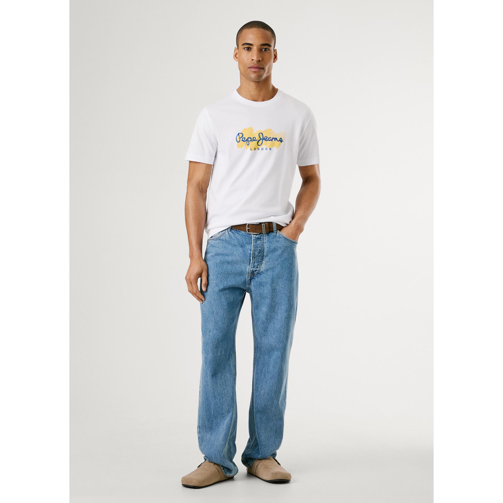 Pepe Jeans London T-Shirt avec Imprimé Logo  