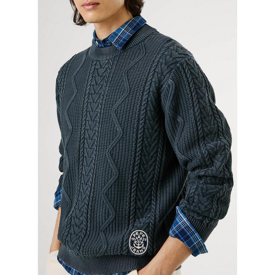 Pepe Jeans London Zopfmuster Pullover  