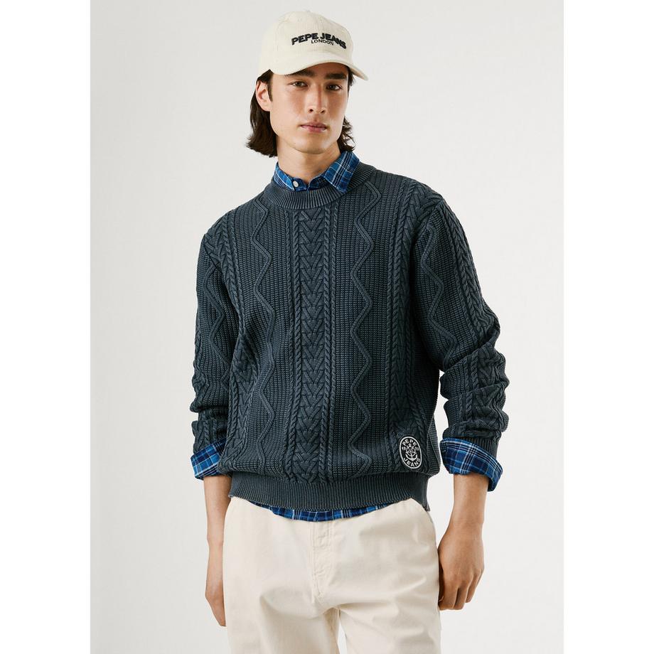 Pepe Jeans London Zopfmuster Pullover  