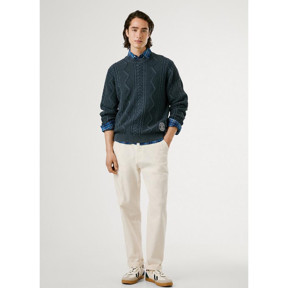 Pepe Jeans London Zopfmuster Pullover  