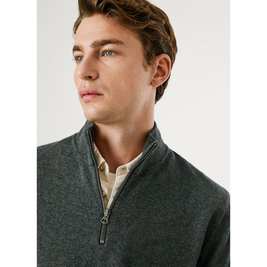 Pepe Jeans London Pullover Half Zip Col Montant  