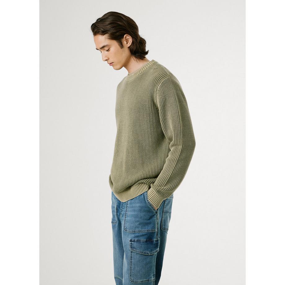 Pepe Jeans London Pull en maille côtelée  