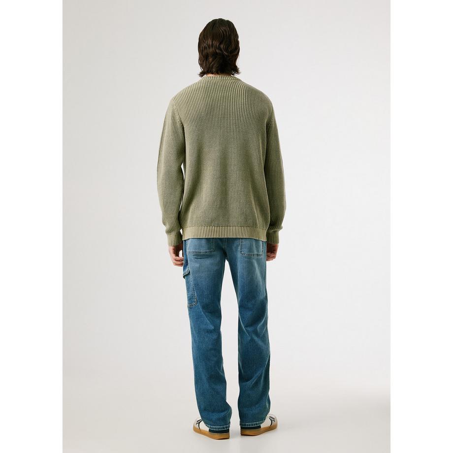 Pepe Jeans London Pull en maille côtelée  