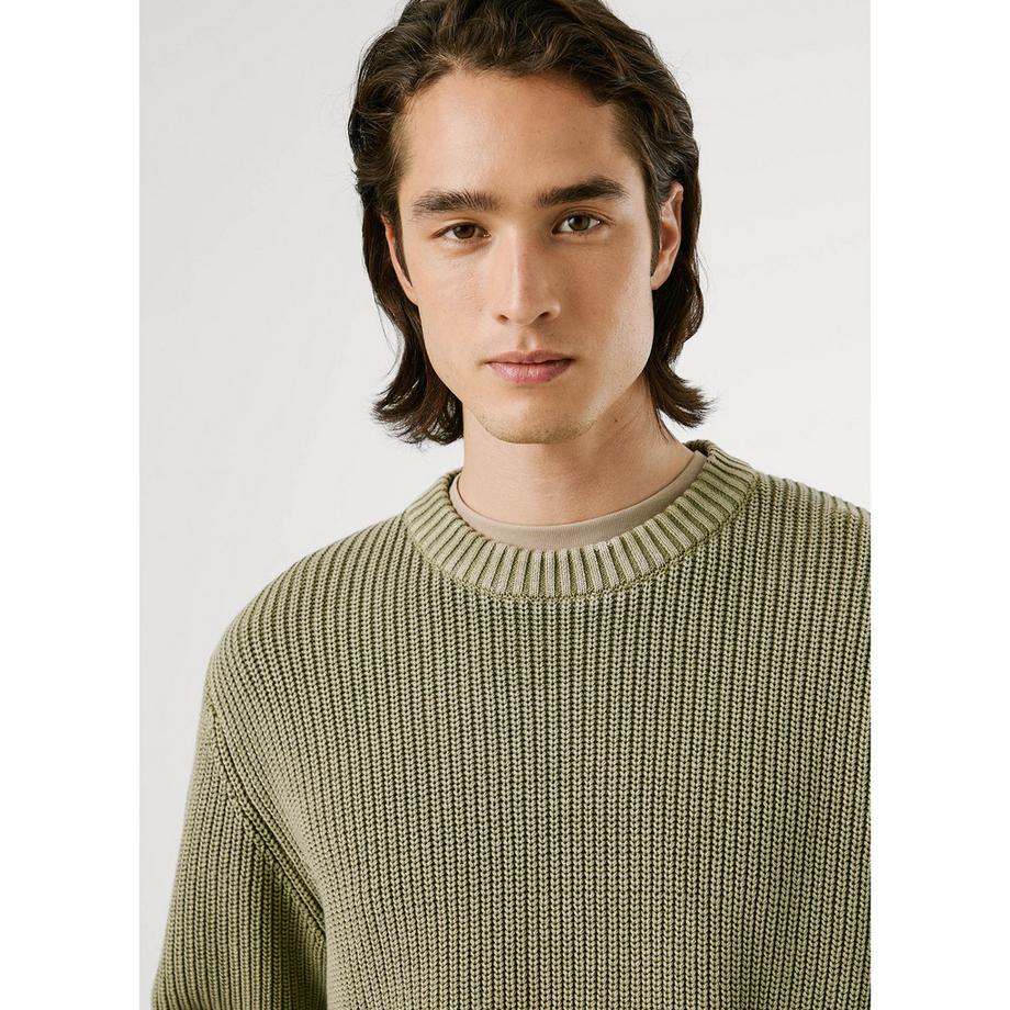 Pepe Jeans London Pull en maille côtelée  