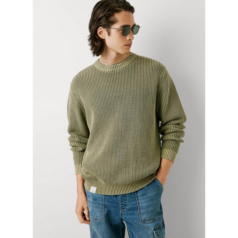 Pepe Jeans London Pull en maille côtelée  