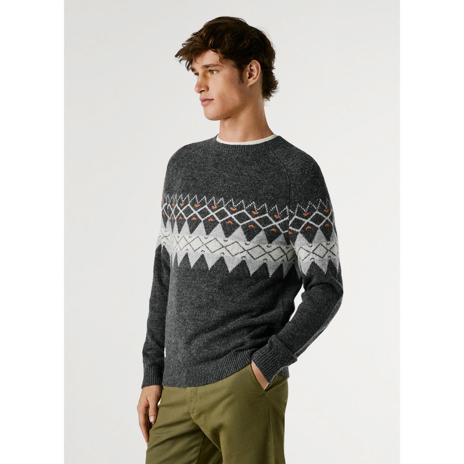 Pepe Jeans London Maglione Motivo Fair Isle  