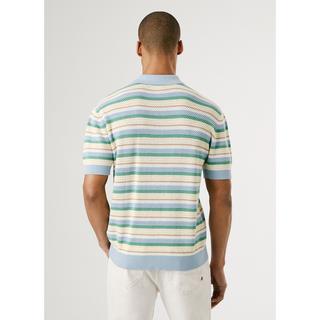 Pepe Jeans London Gestreifter Kurzarm Polo Pullover  