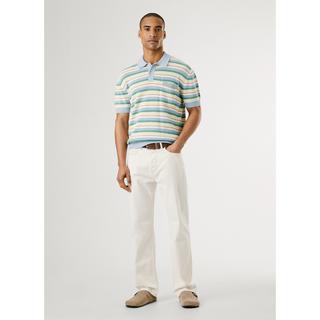 Pepe Jeans London Gestreifter Kurzarm Polo Pullover  