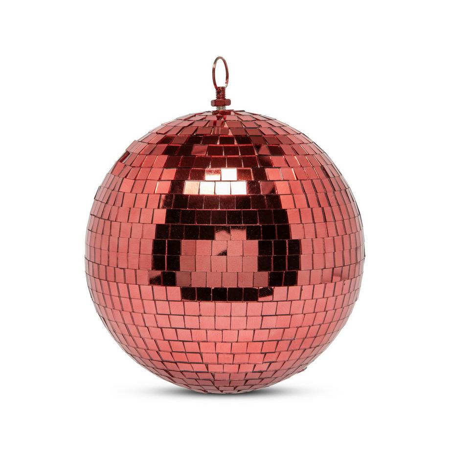  Décoration d'arbre Noel Pink Disco Ball 