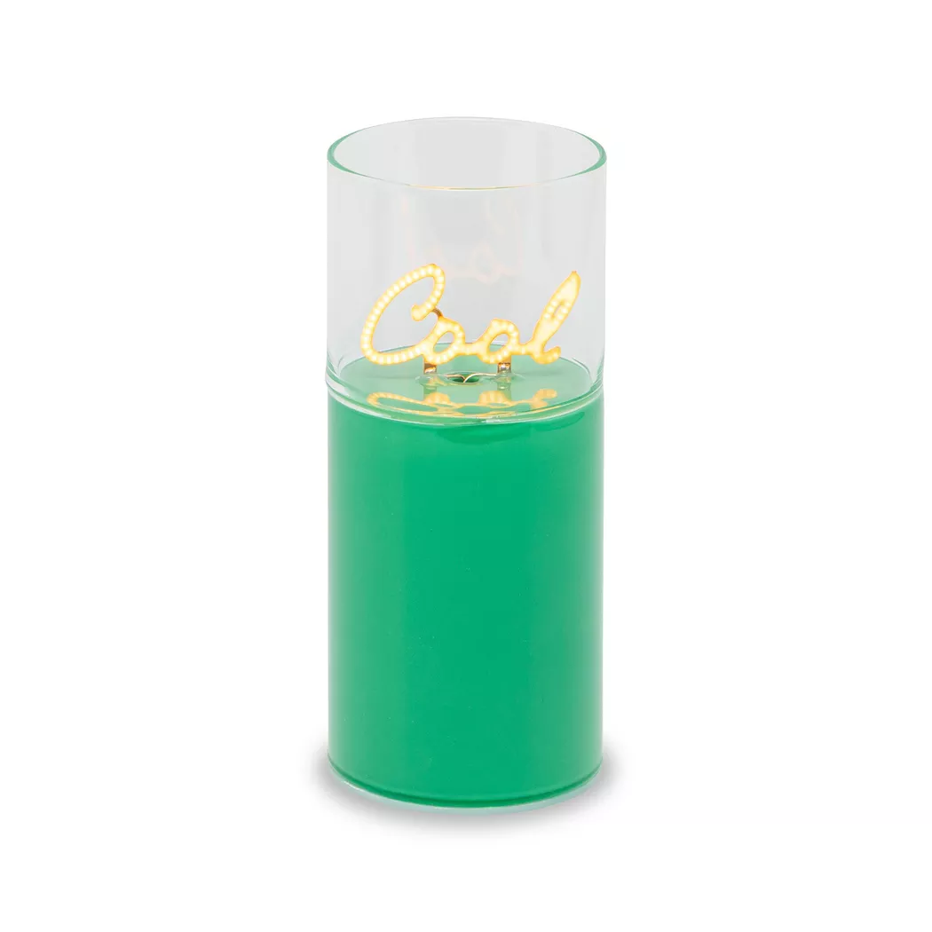 - LED Weihnachtsdekoration, H15CM,Ø6.5CM, Grün