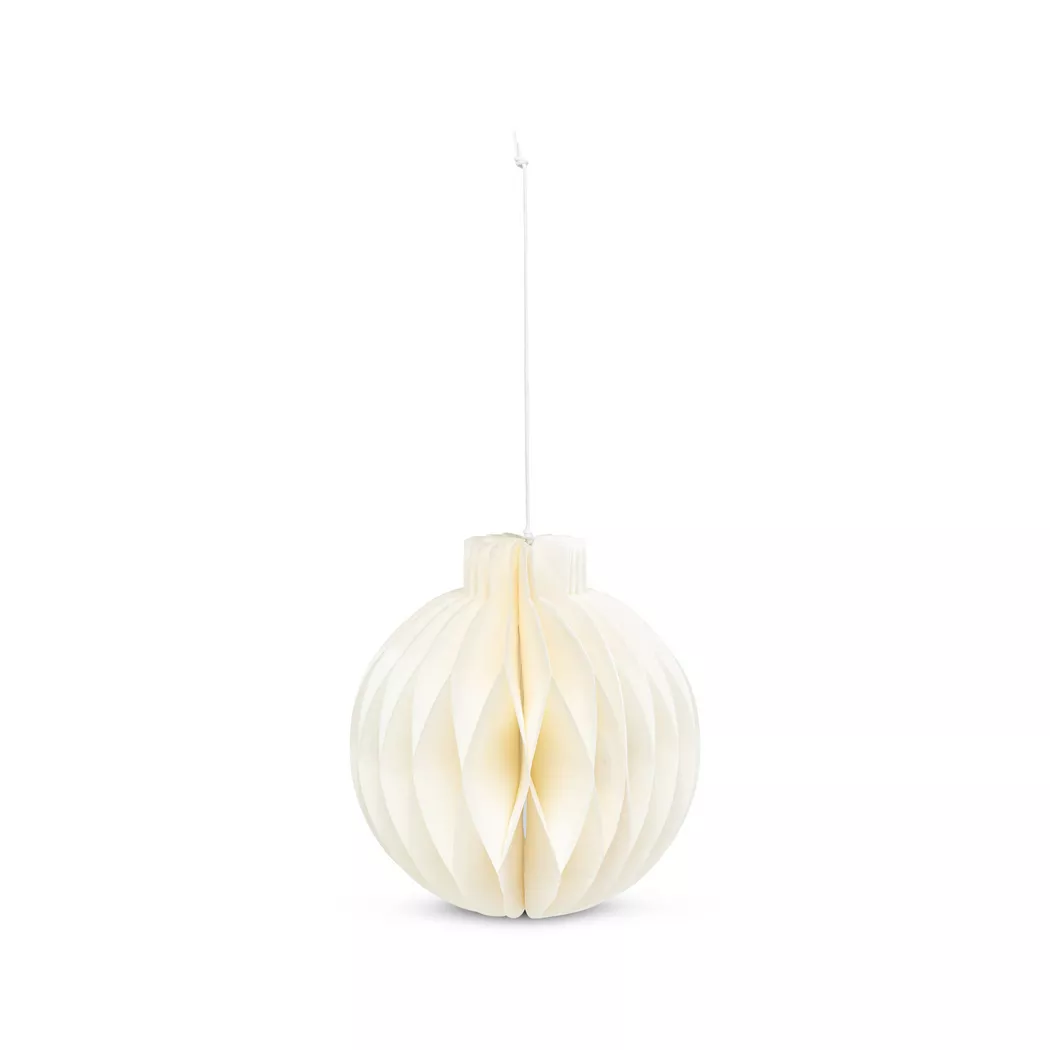 Manor - Baumschmuck, 12 cm durchm., Weiss
