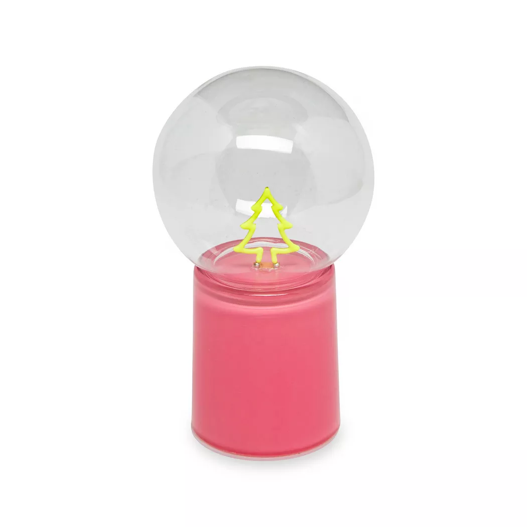 - LED Weihnachtsdekoration, H17CM,Ø10CM, Pink