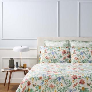 DESCAMPS Maya Housse de couette fleurs oiseaux  