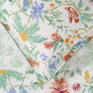 DESCAMPS Maya Fleur Oiseau Taie d'oreiller  