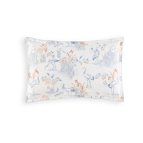 DESCAMPS Ukiyo Grue et Lotus Taie d'oreiller  