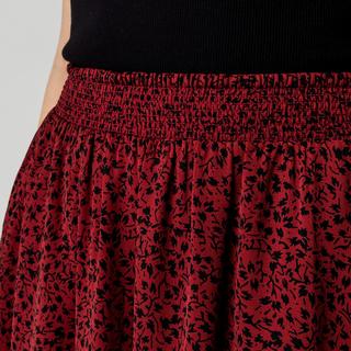 Manor Woman Faltenrock Midi mit Blumenprint  