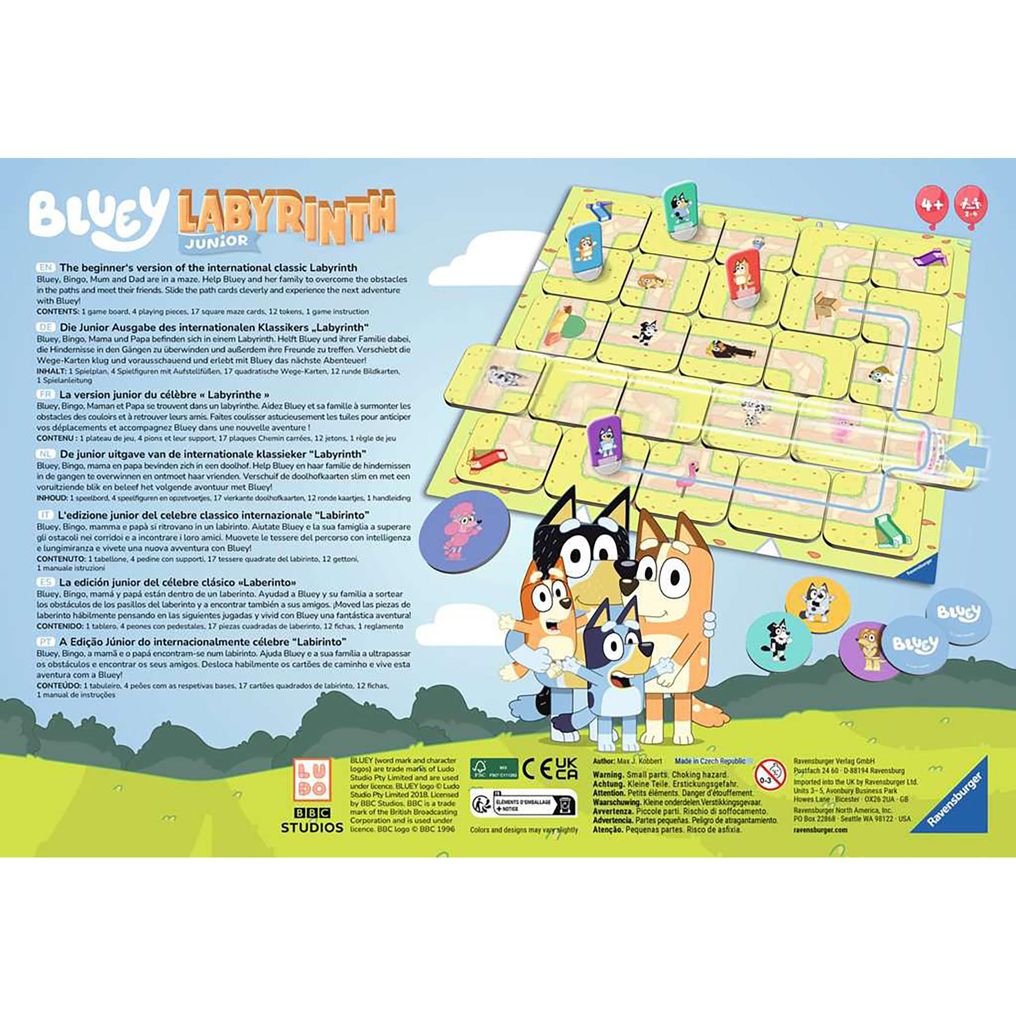 Ravensburger  Bluey Junior Labyrinth 