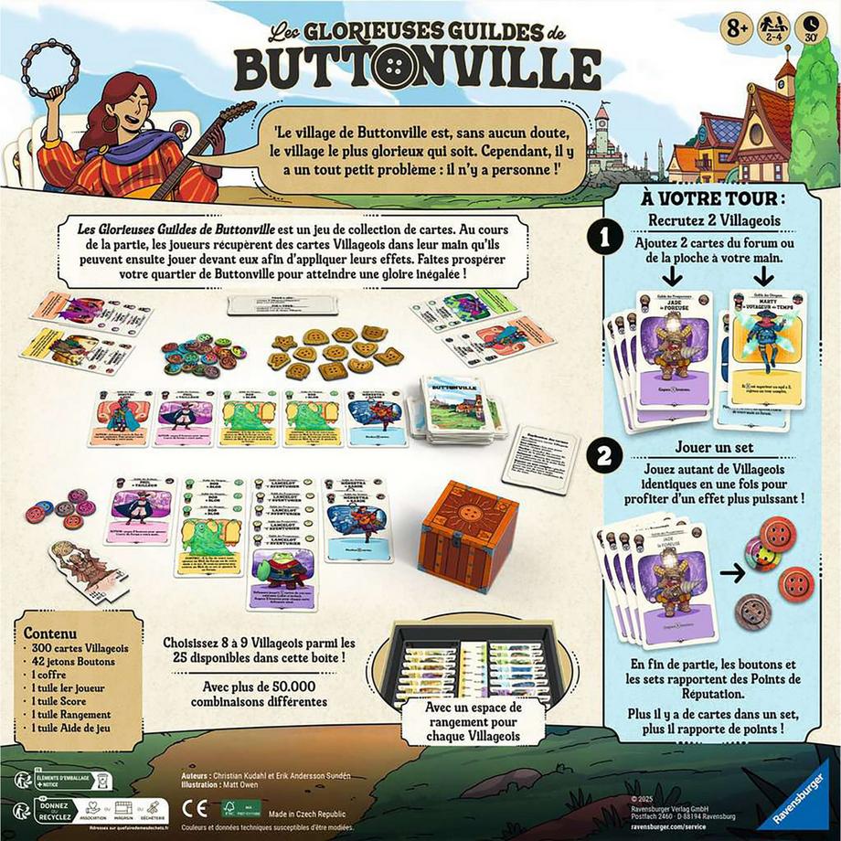 Ravensburger  Les Glorieuses Guildes de Buttonville, français 