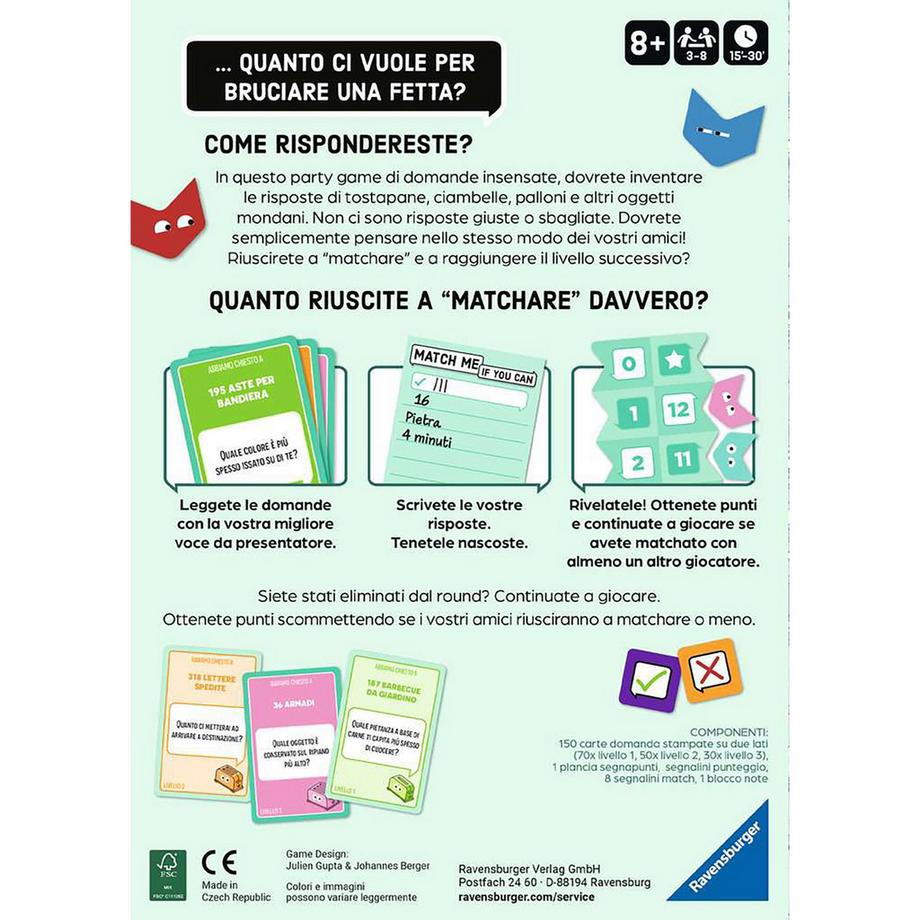 Ravensburger  Match Me If You Can, italienisch 