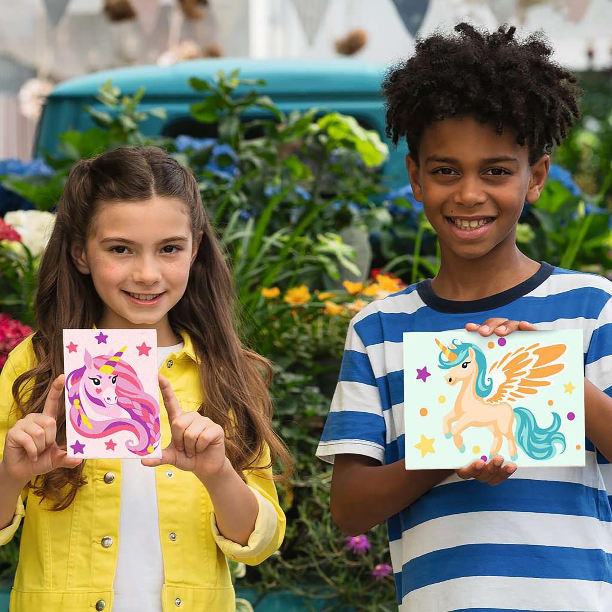 Ravensburger  CreArt Neon Atelier Einhorn, tedesco & inglese 