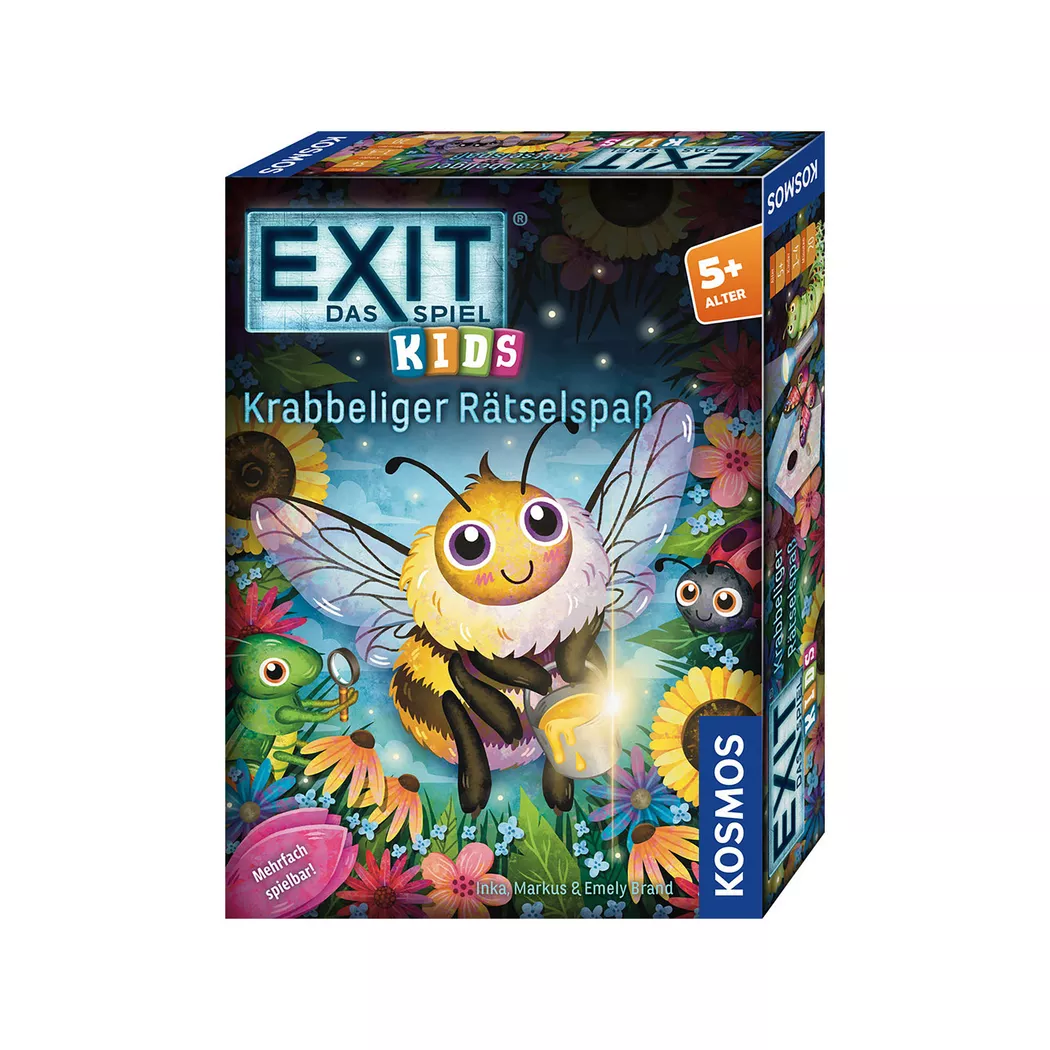 Kosmos - Exit Kids Krabbeliger Rätselspass, deutsch, Multicolor