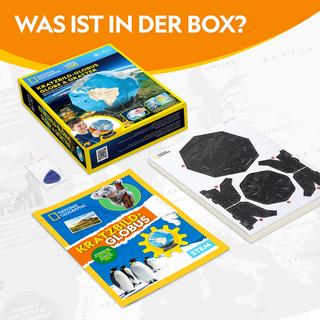 CubicFun  Kratzbild-Globus 