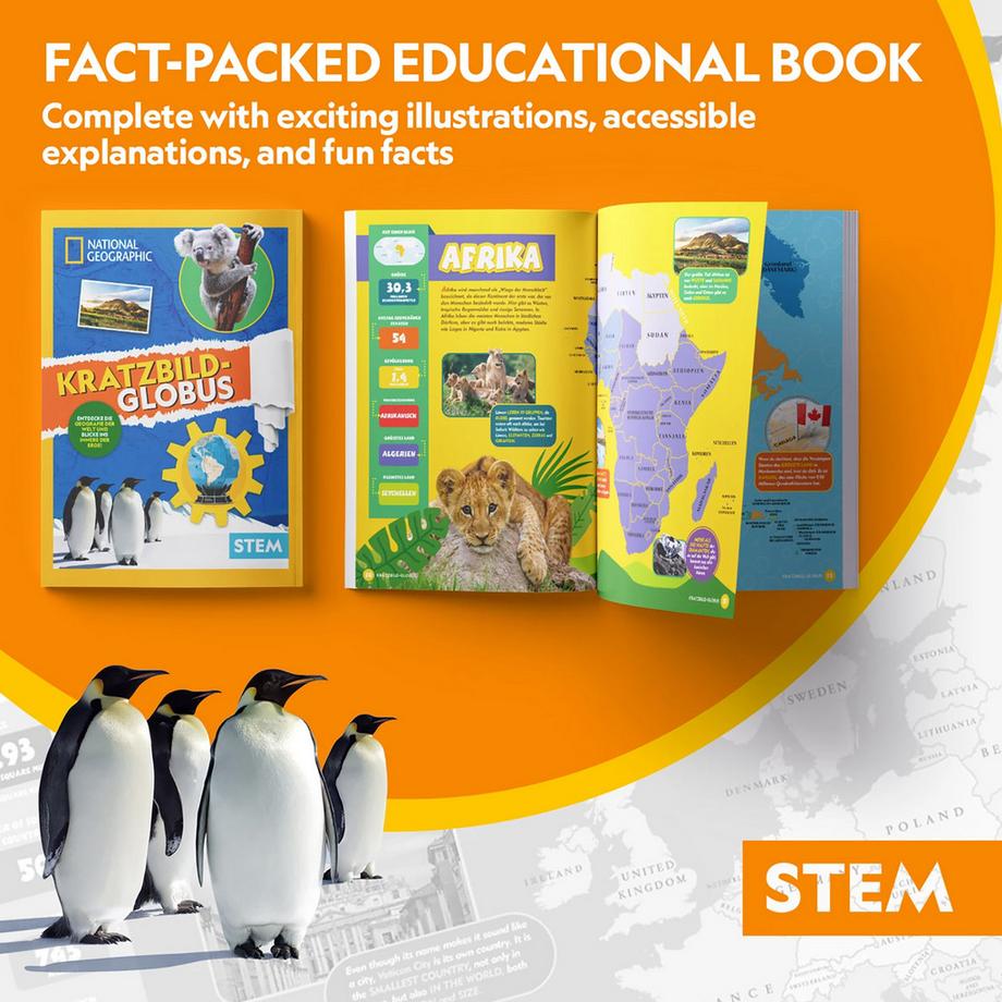 CubicFun  Globe à Gratter 