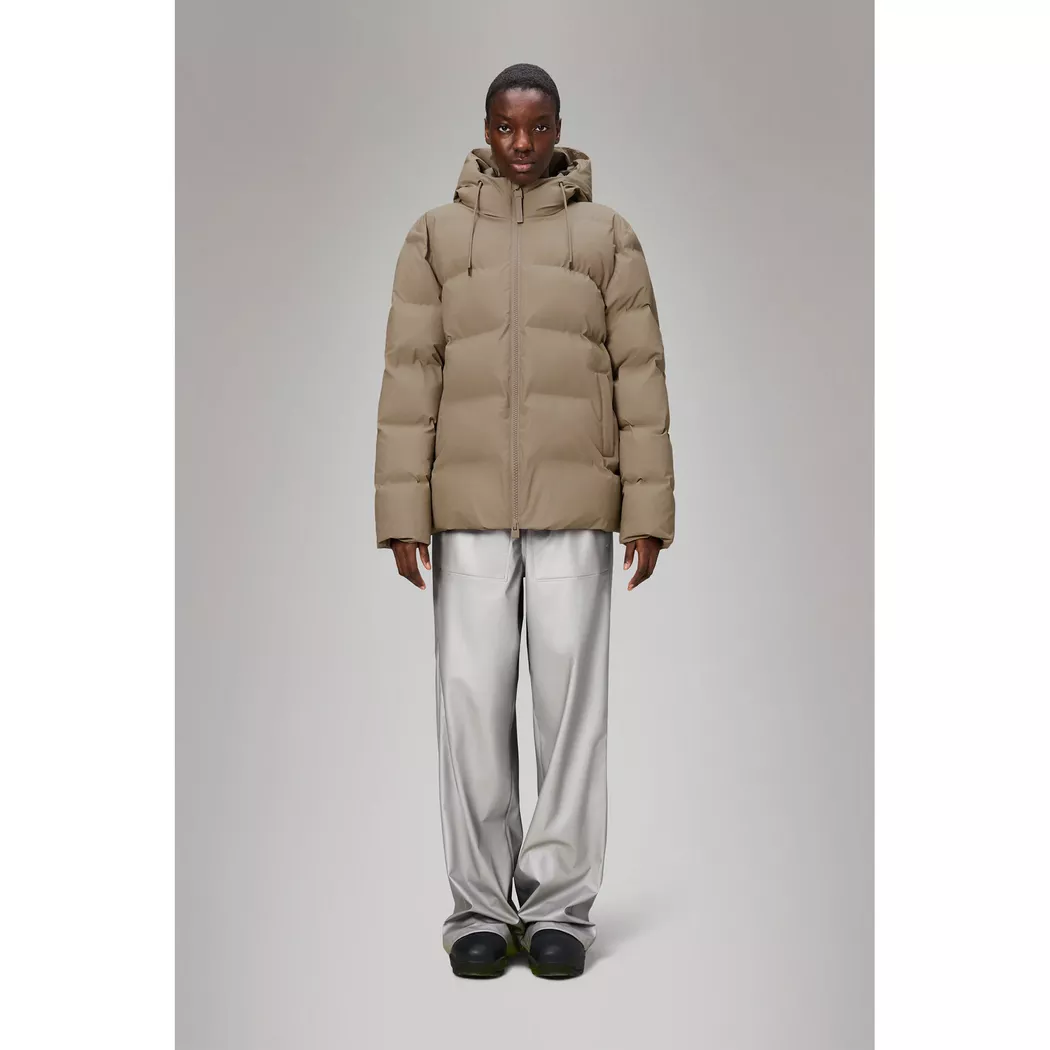 RAINS - Pufferjacke, für Damen, Beige, Größe XL