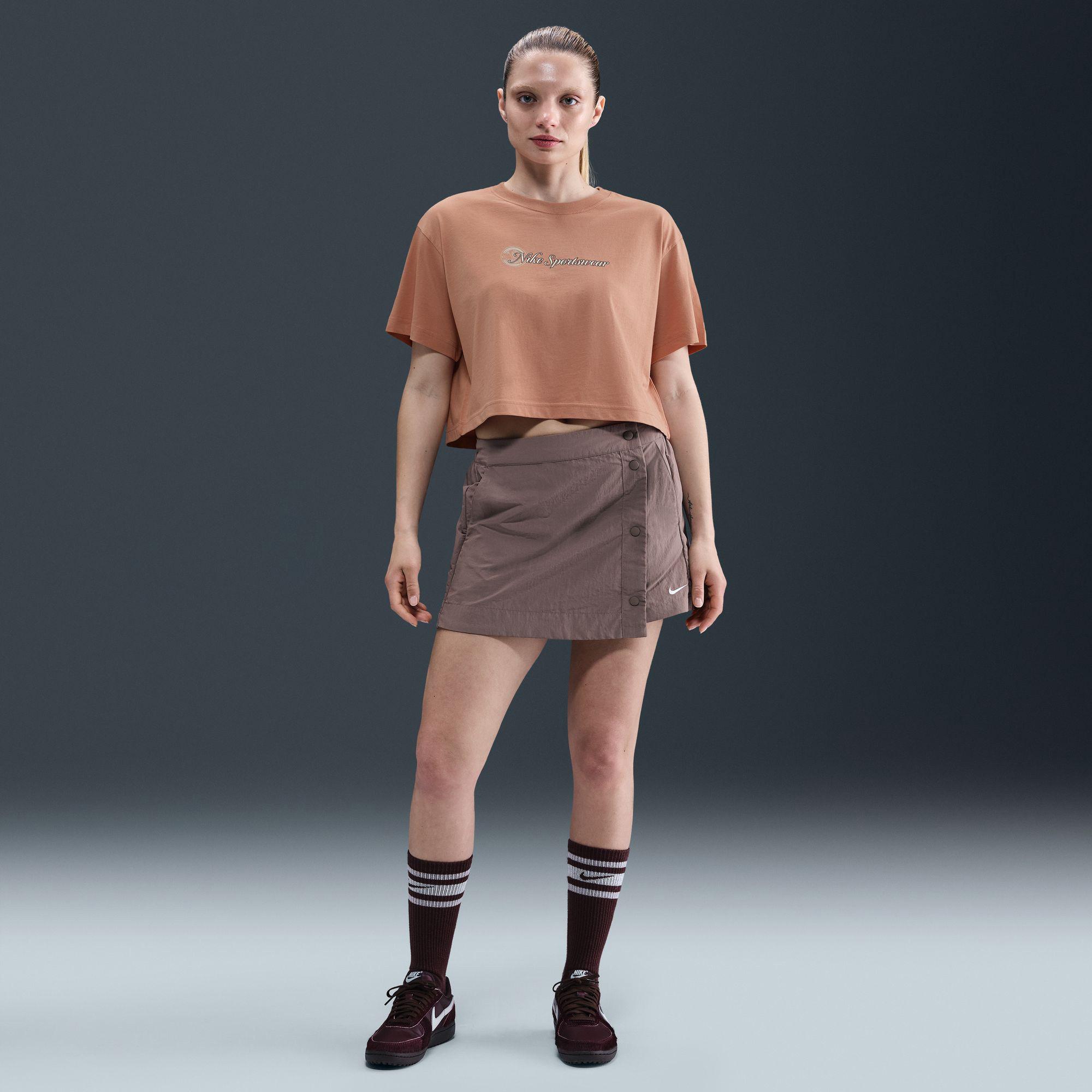 NIKE W NSW CLUB SS CROP TEE CC T-Shirt 