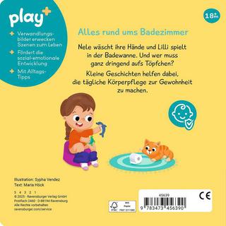 Ravensburger  Mein erstes Schiebebuch: Baden, waschen, Zähne putzen, tedesco 