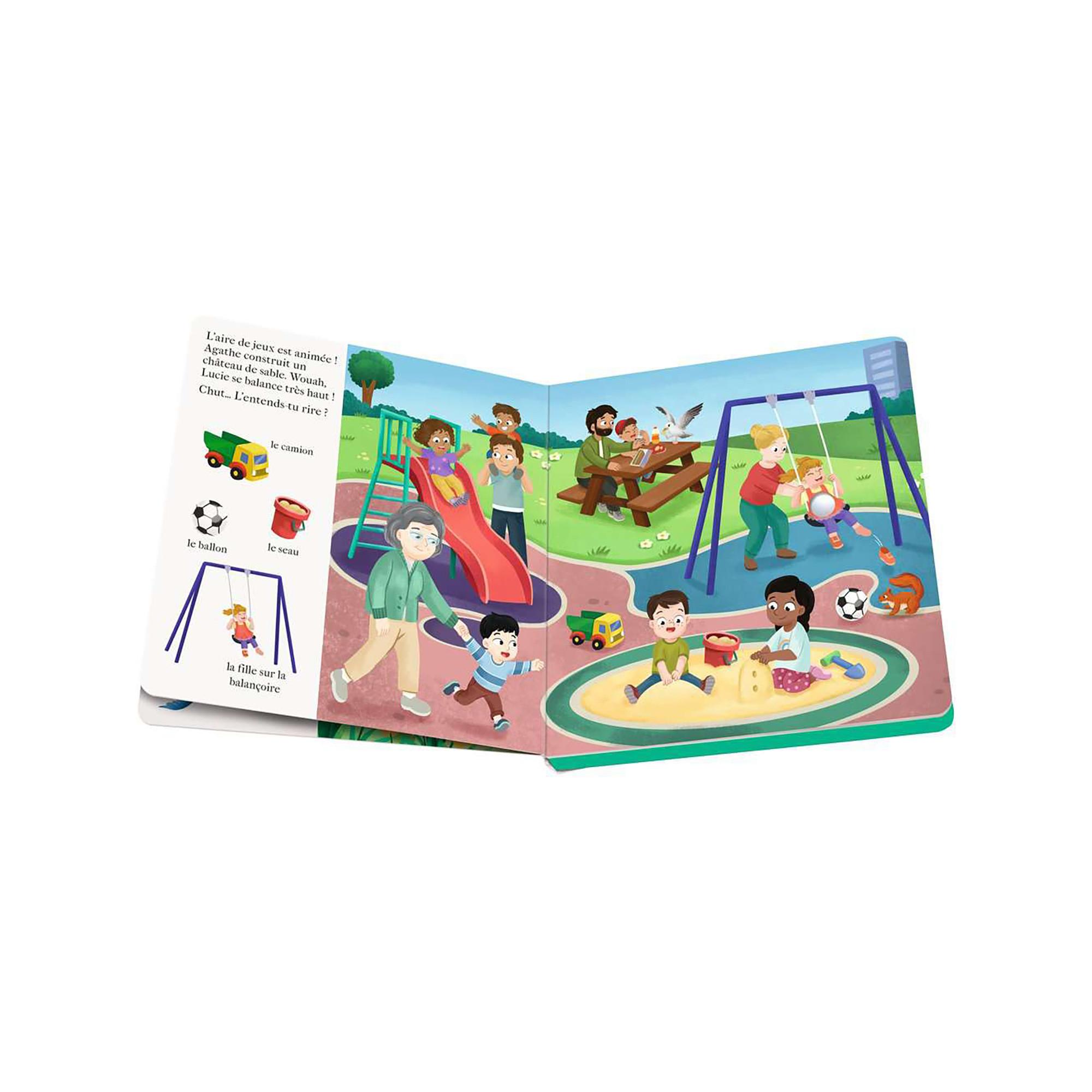 Ravensburger  Livre sonore Au parc, francese 