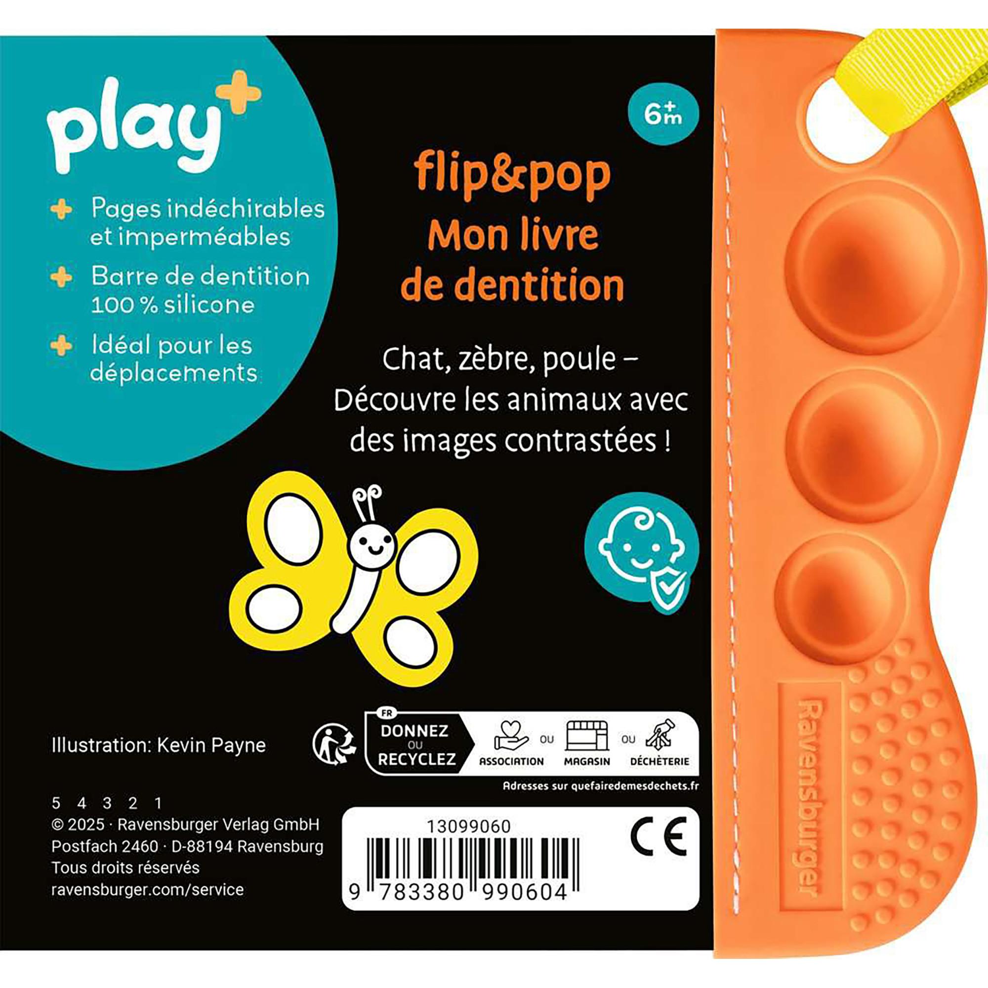 Ravensburger  flip&pop: Mes animaux, französisch 