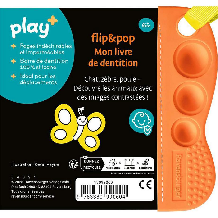 Ravensburger  flip&pop: Mes animaux, französisch 