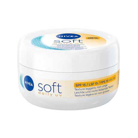 NIVEA  Crème hydratante rafraîchissante Soft FPS 15 en pot 
