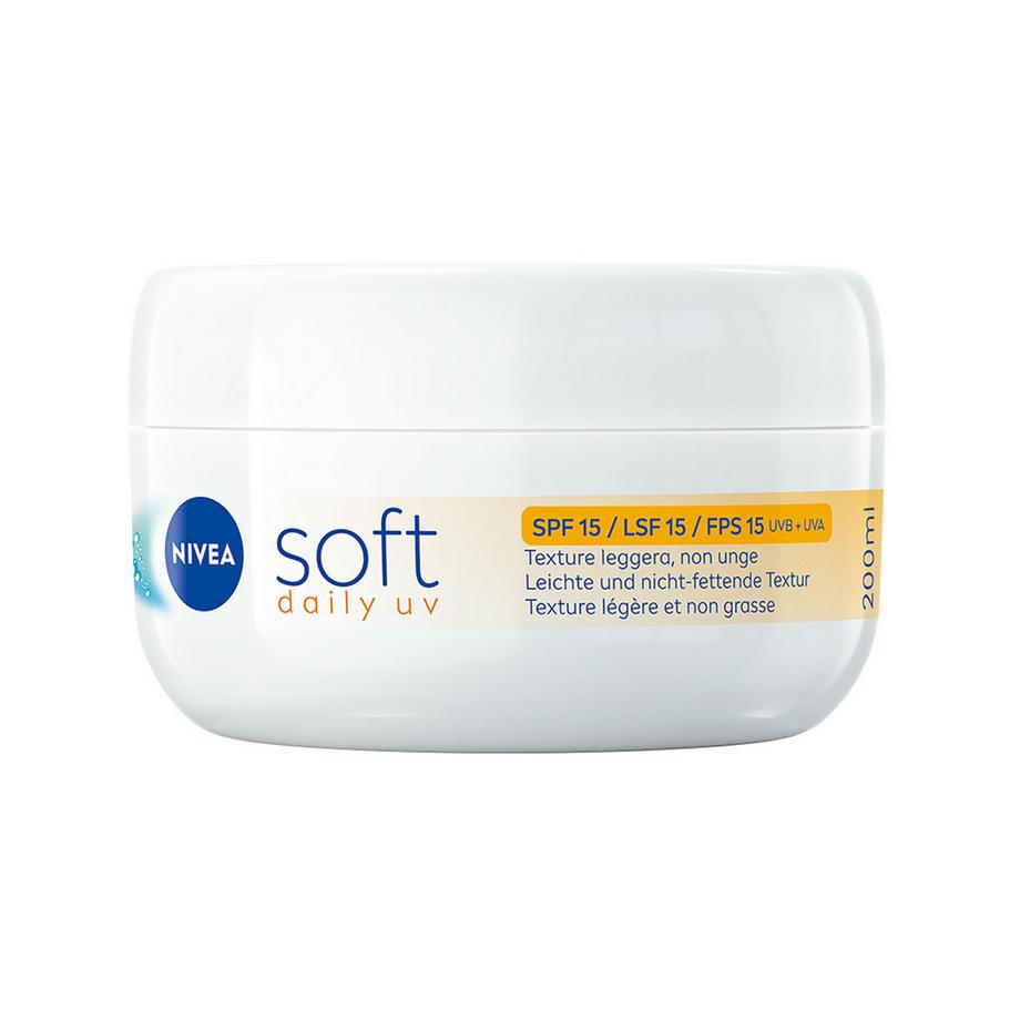 NIVEA  Morbida crema idratante rinfrescante vaso SPF 15 