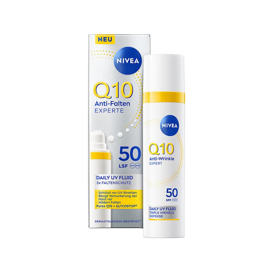 NIVEA  Q10 Anti-Falten Daily UV Fluid LSF 50 