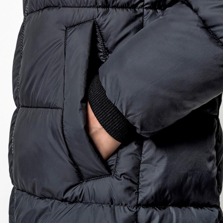 Manor Woman Longline Kapuzen Steppmantel  