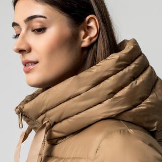 Manor Woman Manteau Long Matelassé à Capuche  