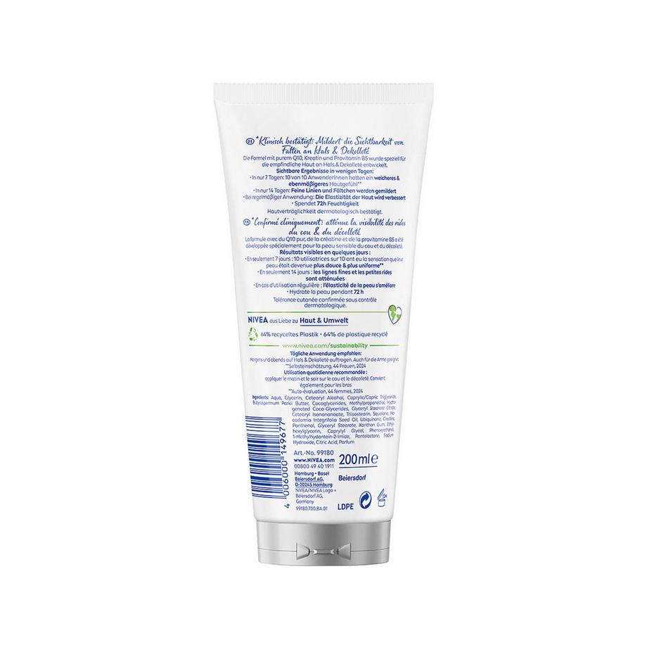 NIVEA  Q10 Straffend + Anti-Falten Hals & Dekolleté Creme 