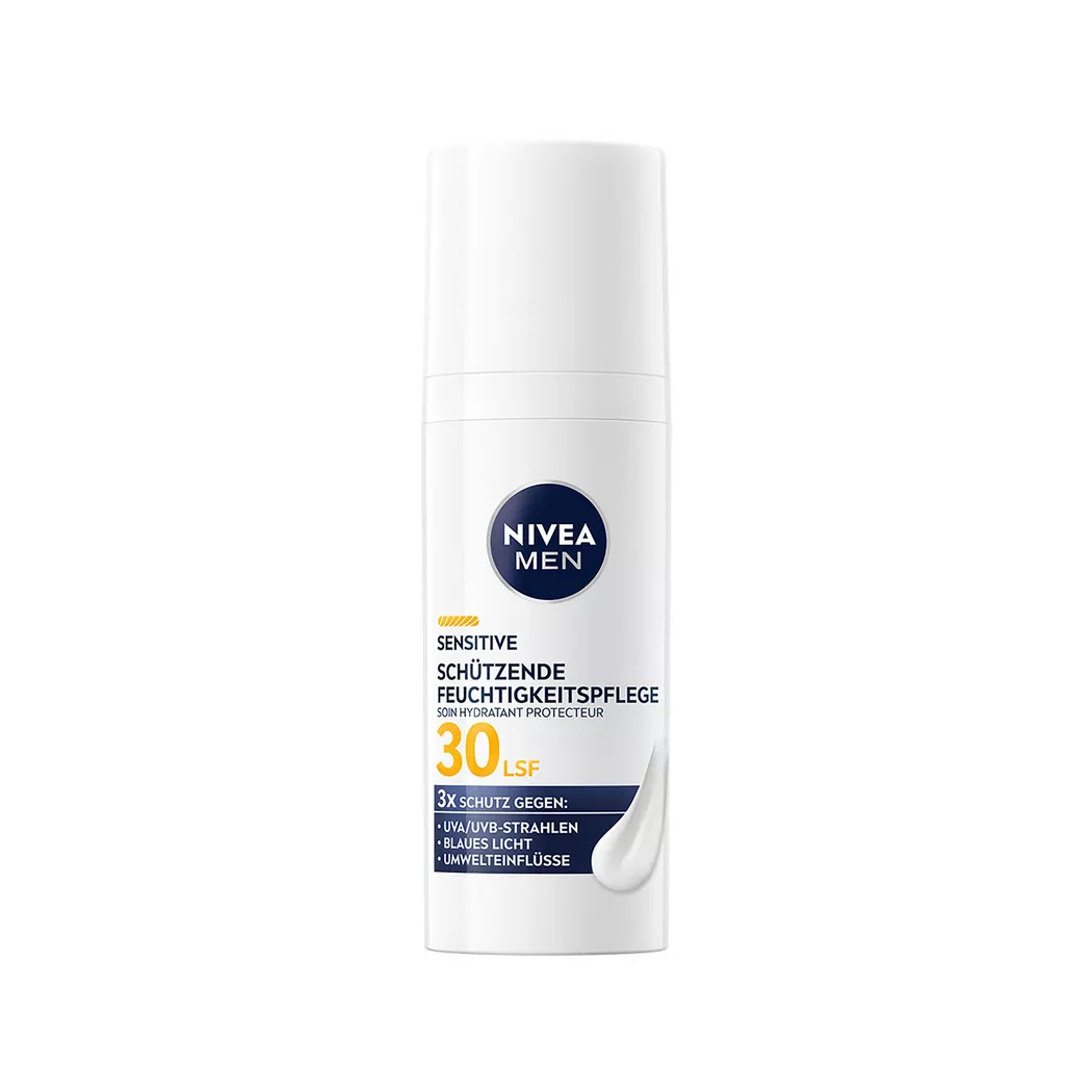 Nivea Men Sensitive Feuchtigkeitscreme mit LSF 30 (50ml)