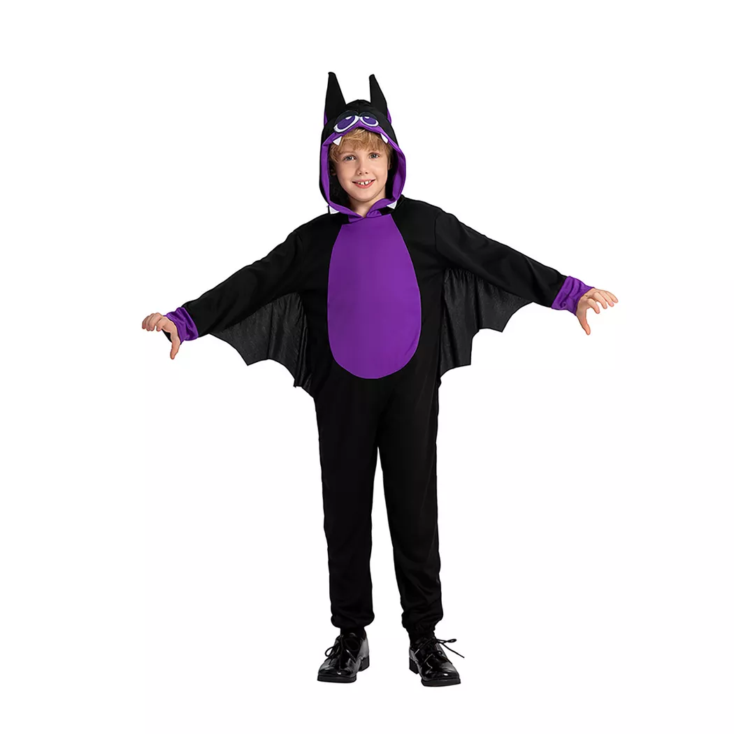 Sombo - Fledermaus Kostüm, 110-122, Black