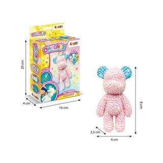 Craze  Diamondz Keychain Set Teddy 