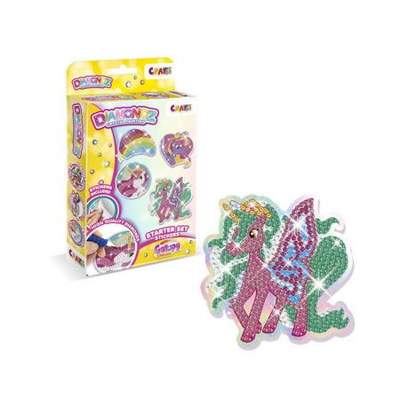 Craze  Diamondz Starter Set Stickers Galupy Unicorn, Zufallsauswahl 