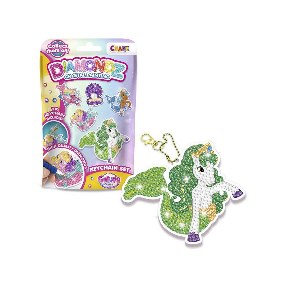 Diamondz Keychain Set Galupy Mermaid, modelli assortiti
