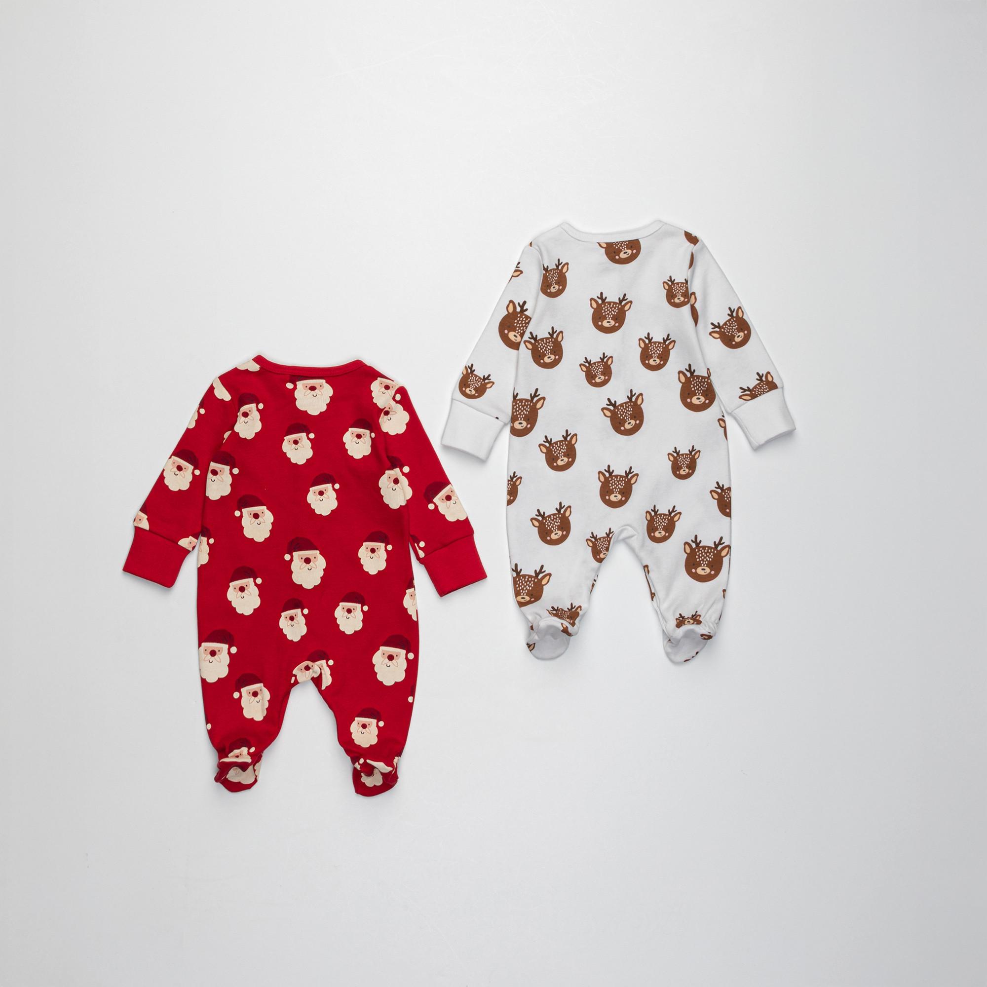 Manor Baby Duo Pyjama X-Mas Pigiama, confezione da 2 